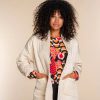 Vrouwen Geisha Fashion | Geisha Dames Top Met Print 32912-20 Roze