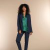 Vrouwen Geisha Fashion | Geisha Dames Slim Fit Pantalon 31862-32 Navy