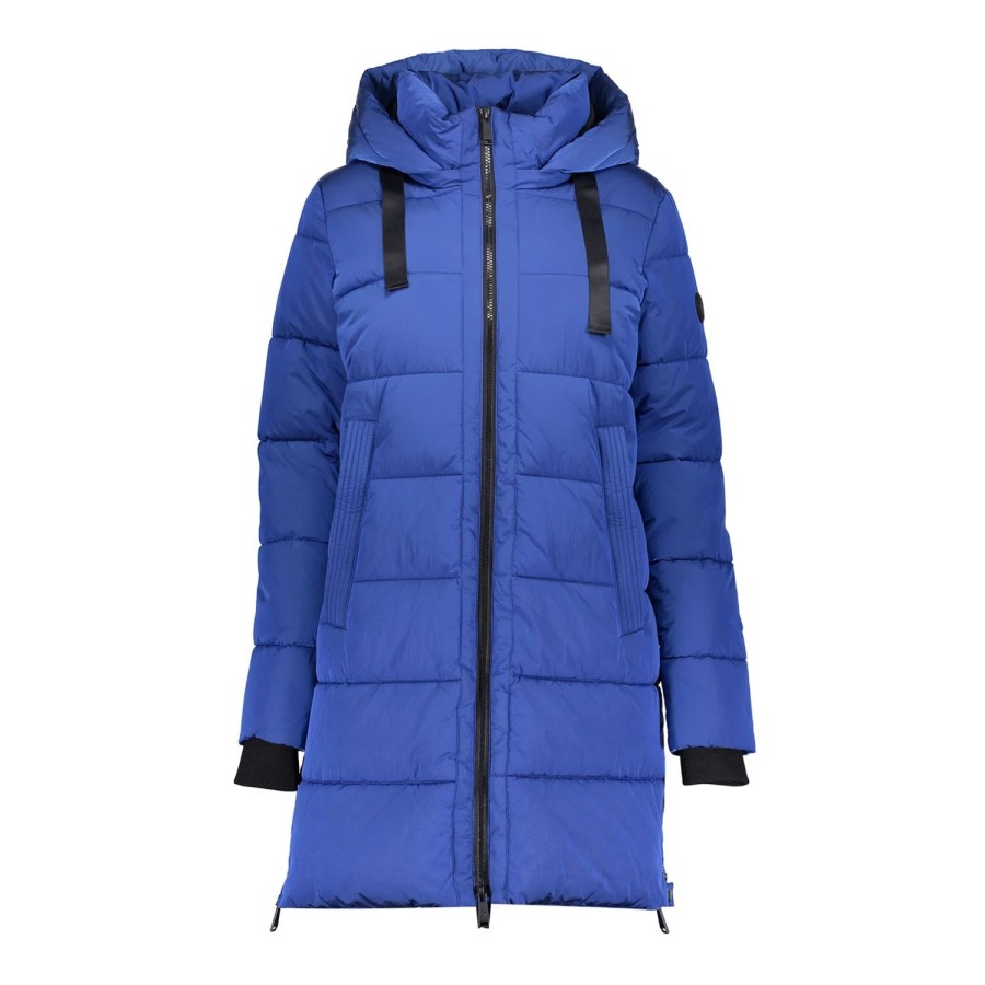 Vrouwen Geisha Fashion | Geisha Dames Puffer Jas 38533-12 Royal Blue