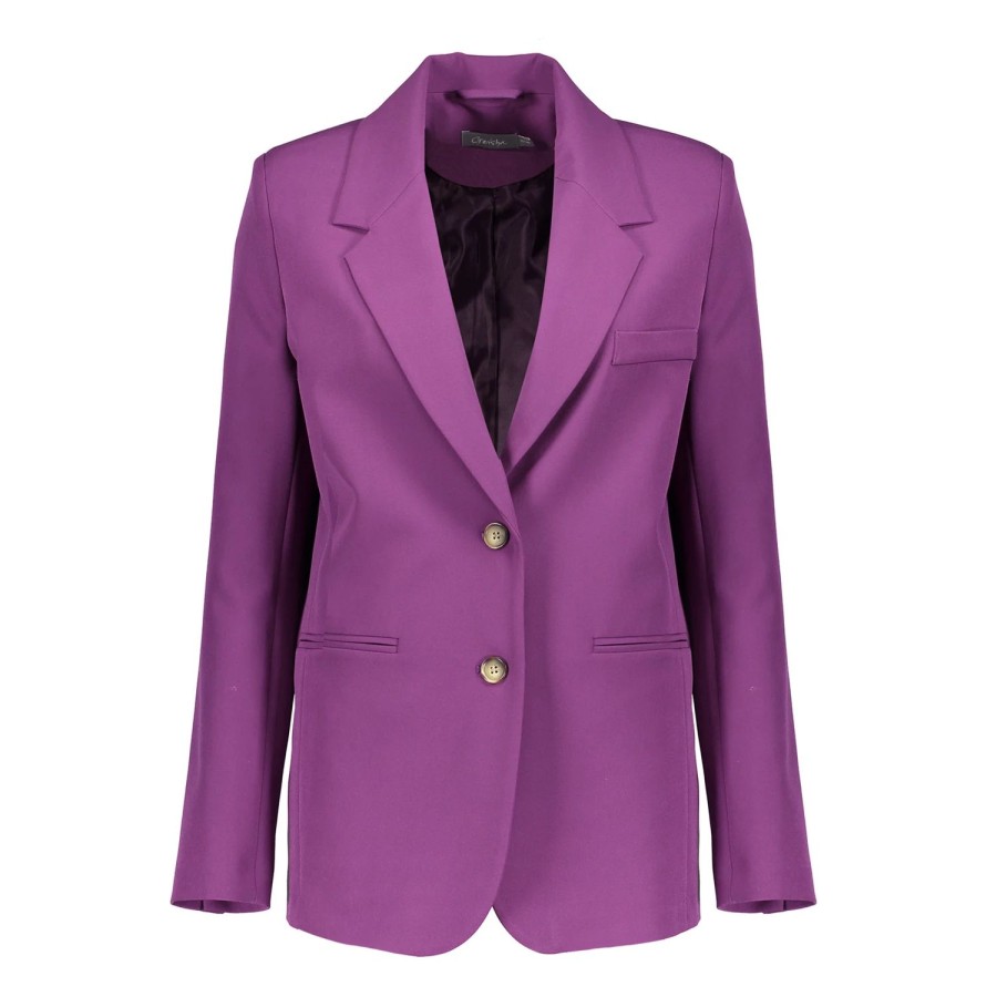 Vrouwen Geisha Fashion | Geisha Dames Blazer 35546-32 Paars