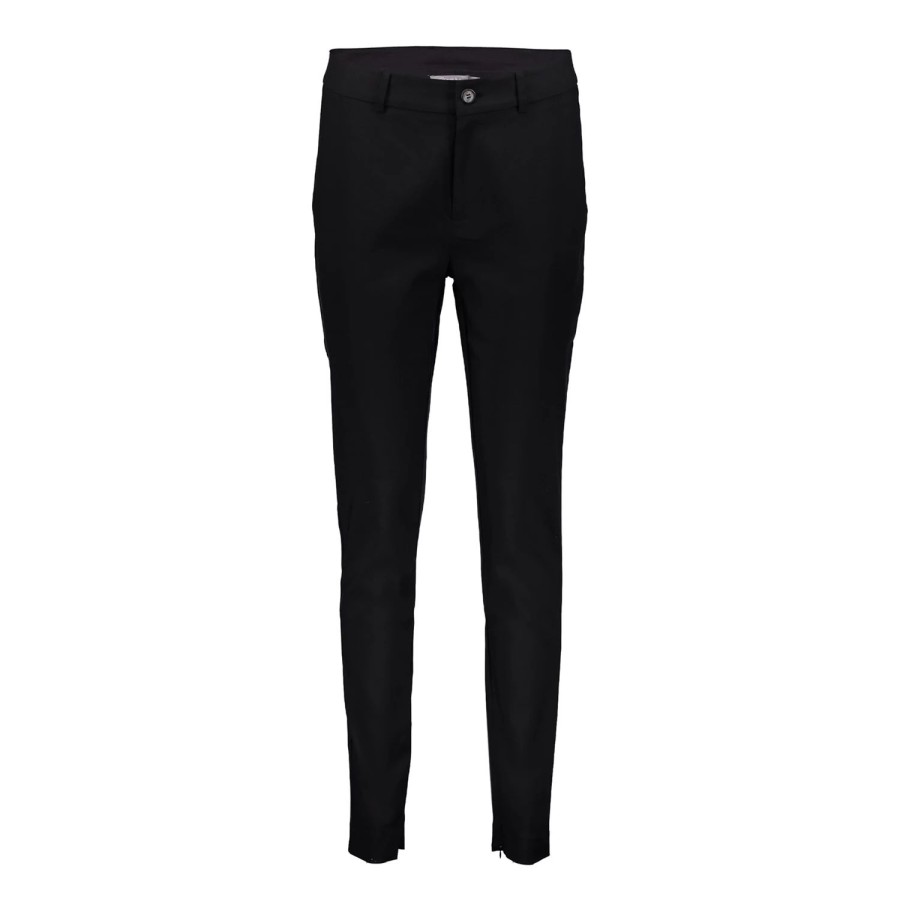 Vrouwen Geisha Fashion | Geisha Legging Broek Zip 21501-10 Zwart