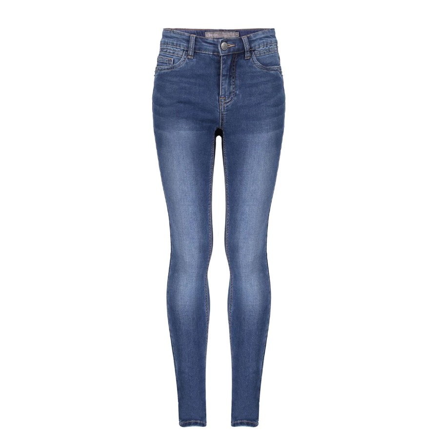 Meisjes Geisha Fashion | Geisha Meisjes Skinny Jeans 31503K-10 Stonewash Denim