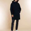 Vrouwen Geisha Fashion | Geisha Winterjas Met Capuchon 28559-12 Navy