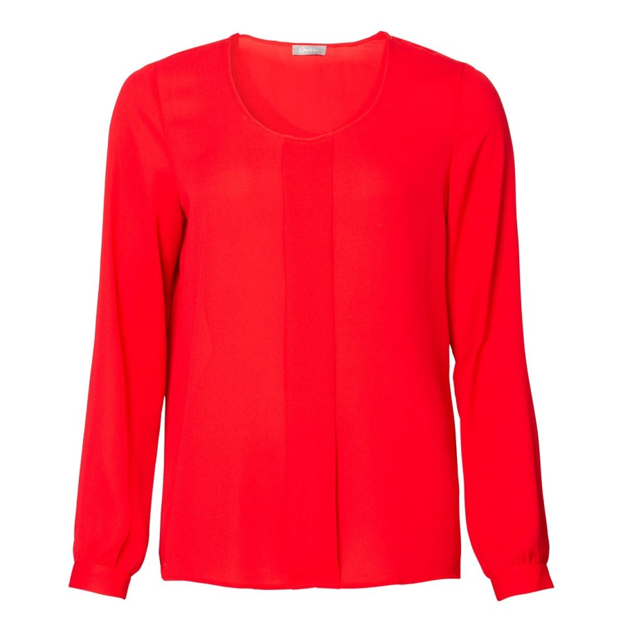 Vrouwen Geisha Fashion | Geisha Gevoerde Top Vlindermouw 93509-10 Rood