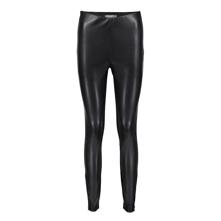 Vrouwen Geisha Fashion | Geisha Dames Pu Leren Broek 31524-10 Zwart