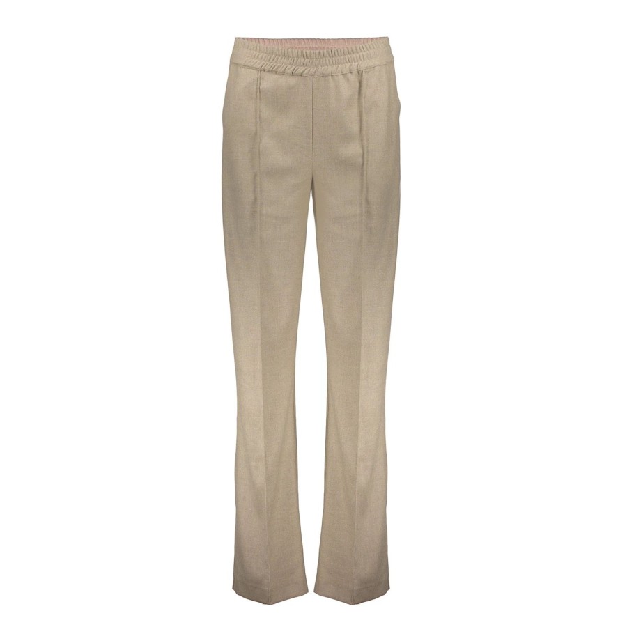 Vrouwen Geisha Fashion | Geisha Dames Pantalon Met Naad 31654-20 Sand