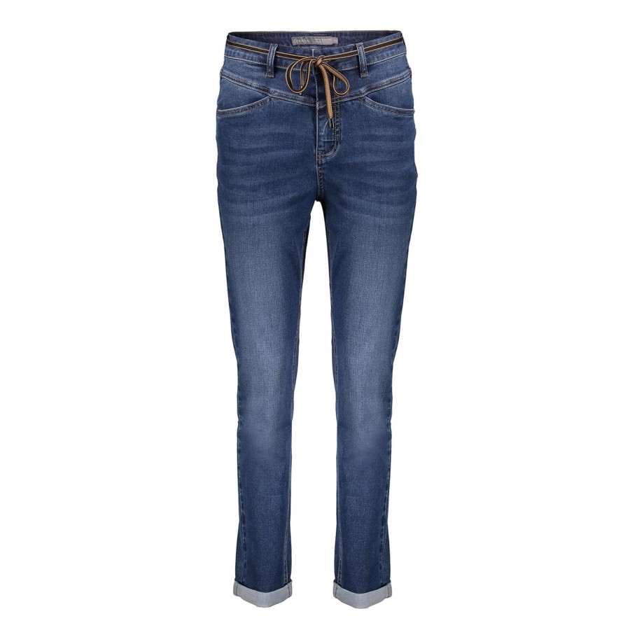 Vrouwen Geisha Fashion | Geisha Dames Skinny Jeans 31818-10 Blue Denim