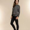 Vrouwen Geisha Fashion | Geisha Cargo Jog Denim Jeans 21724-10 Zwart