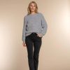 Vrouwen Geisha Fashion | Geisha Dames Skinny Jeans 31595-60 Lou Black Denim