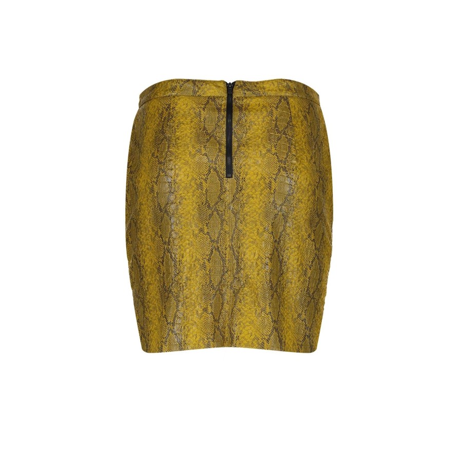 Vrouwen Geisha Fashion | Geisha Rok Croco 96855-20 Mustard