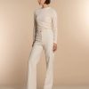 Vrouwen Geisha Fashion | Geisha Dames Ajour Gebreide Top 32532-45 Off-White