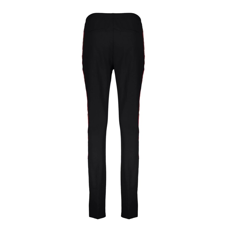 Vrouwen Geisha Fashion | Geisha Dames Broek Met Tapes 81891-24 Zwart