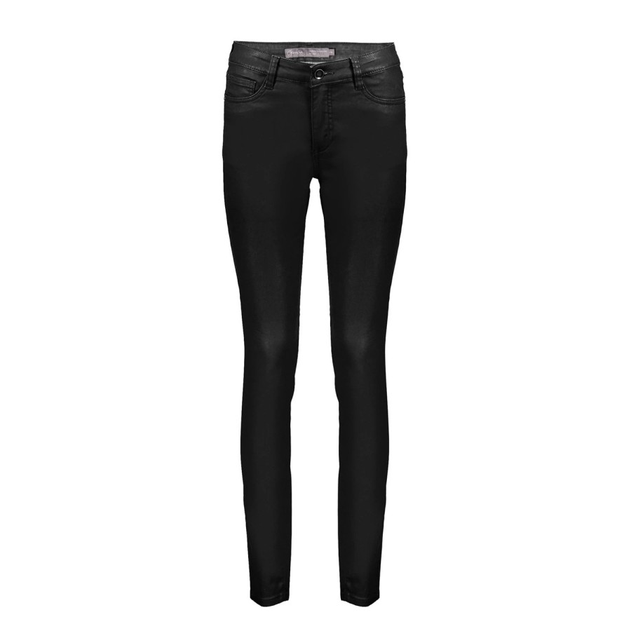 Vrouwen Geisha Fashion | Geisha Dames Jogg Skinny Jeans 31538-10 Zwart