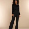 Vrouwen Geisha Fashion | Geisha Dames Lurex Top 32605-41 Zwart