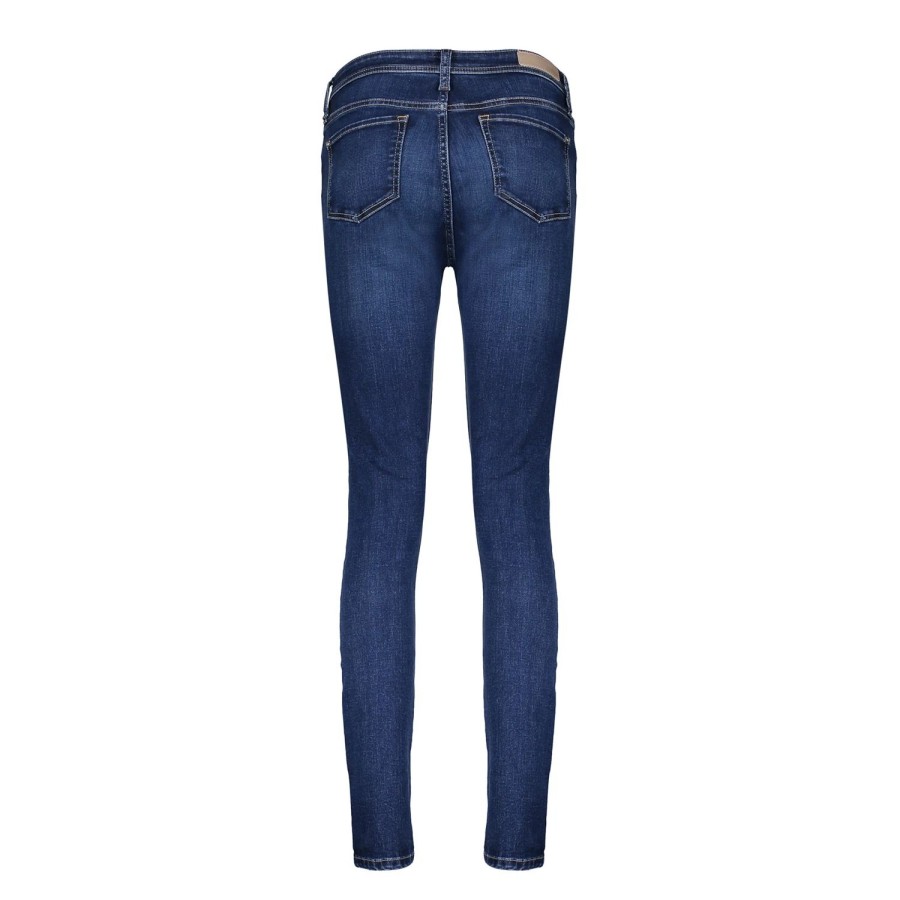 Vrouwen Geisha Fashion | Geisha Skinny Jeans Pocket Details 21584-50 Lou Dark Blue Denim