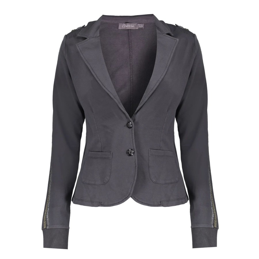 Vrouwen Geisha Fashion | Geisha Dames Blazer 85507-10 Anthracite