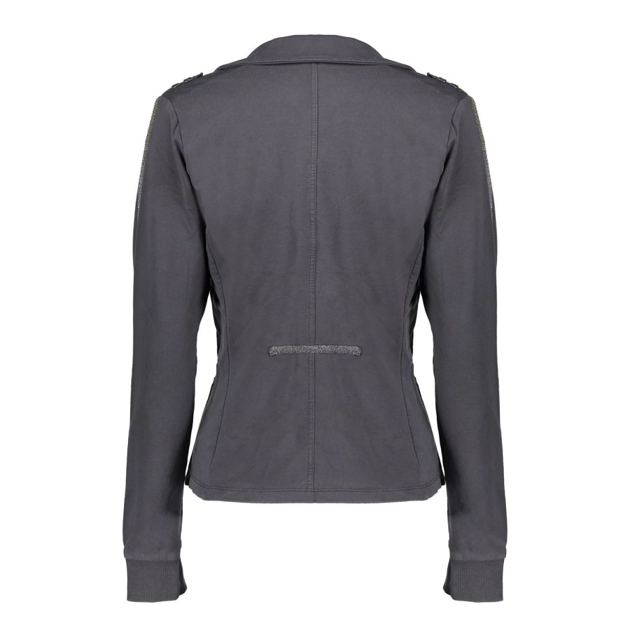 Vrouwen Geisha Fashion | Geisha Dames Blazer 85507-10 Anthracite