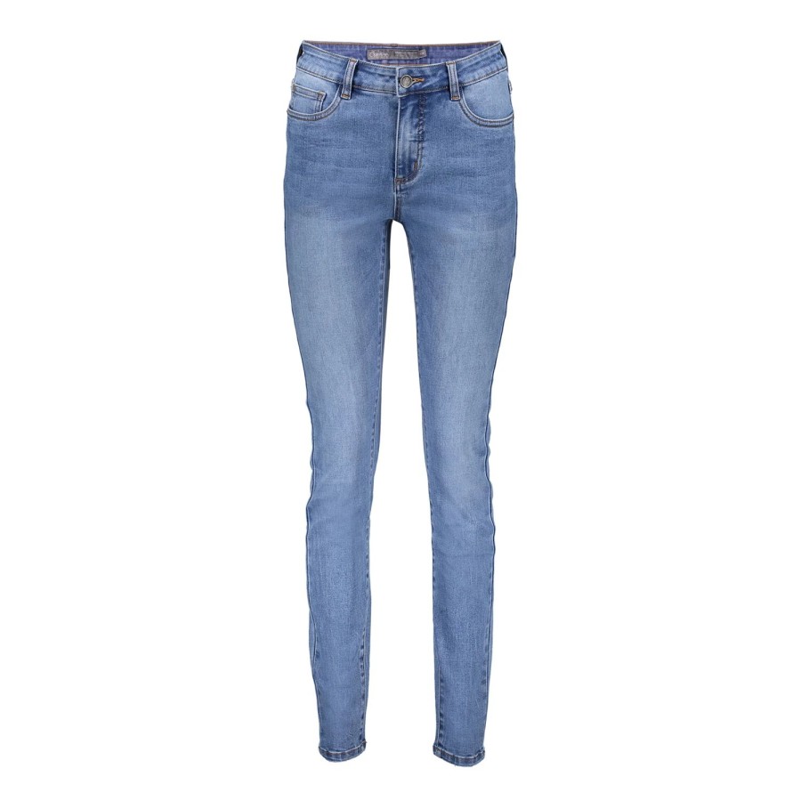 Vrouwen Geisha Fashion | Geisha Slim Fit Jeans 21704-10 Repreve Blue Denim